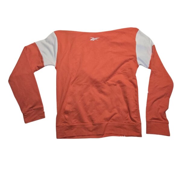 Reebok model GJ0871 pullover sweatshirt Small orange and white - Picture 6 of 6
